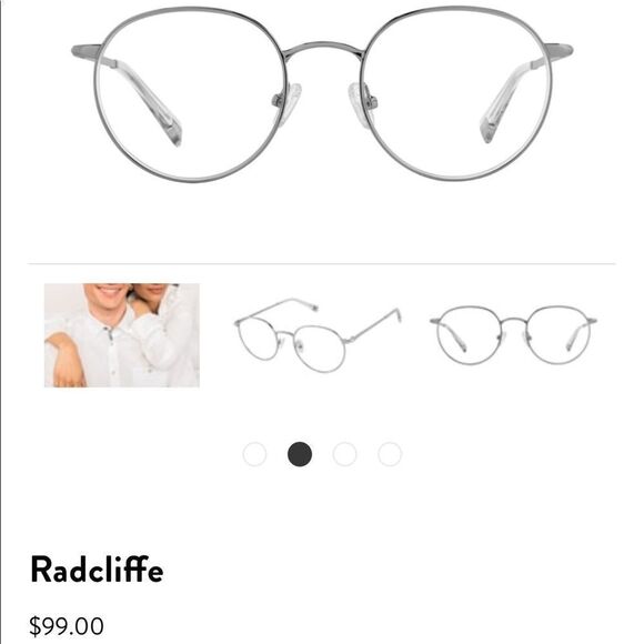 NWT SCOJO Blulite Glasses - Radcliffe - Silver - Picture 2 of 10